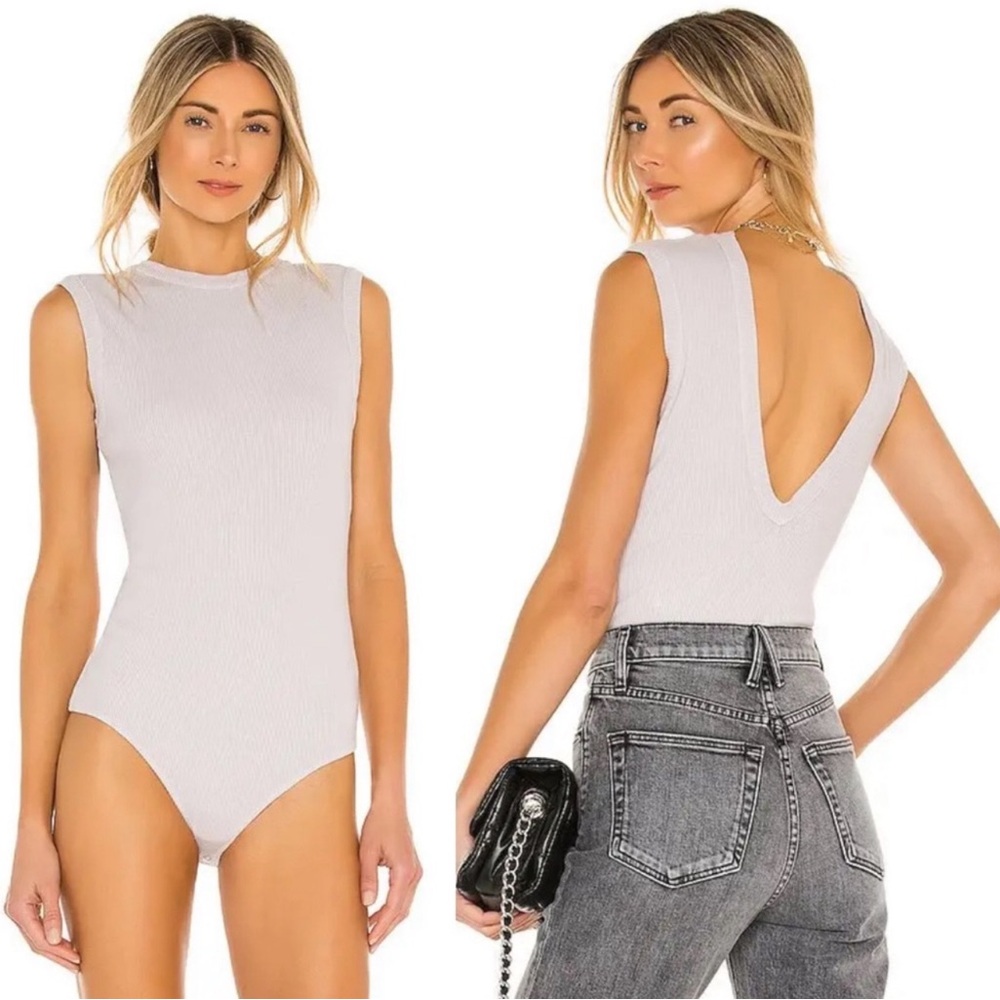 Agolde - V Cut Ribbed Bodysuit